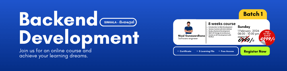 Backend Development Course cover